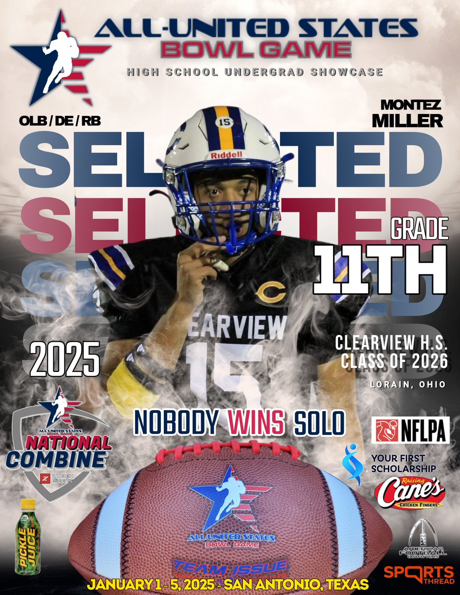 Montez Miller 11th Grade. all-unitedstatesbowl.com <a href="/TopPreps/">SPORTS NEWS, VIDEOS, GRAPHICS, EXPOSURE & MORE</a> <a href="/dctf/">Dave Campbell's — TexasFootball.com</a> <a href="/PrepRedzoneTX/">Prep Redzone Texas</a> <a href="/toby_lux/">🅲🅾🅰🅲🅷 𝑻𝒐𝒃𝒚 𝑳𝒖𝒙</a> <a href="/SBLiveTX/">Texas High School On SI</a> <a href="/HSFBamerica/">High School Football America</a> <a href="/PrepRedzone/">Prep Redzone 🏈</a> <a href="/PrepRedzoneAR/">Prep Redzone Arkansas</a> <a href="/One11Recruiting/">One11 Recruiting</a> <a href="/247recruiting/">247Sports Recruiting</a> <a href="/JerryRecruiting/">Rising Stars</a> <a href="/Rivals/">Rivals</a> <a href="/Prep1USA/">PREP1</a> <a href="/usaselectnyfl/">Director</a> <a href="/OneWorldBowl/">OneWorld Bowl Games</a> <a href="/coachdeejenkins/">Dee Jenkins</a>