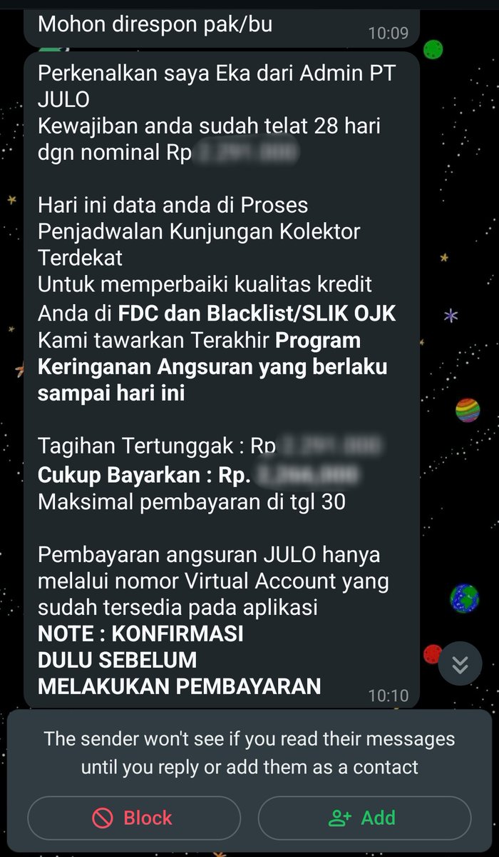 TimeforDinner2's tweet image. Info dunnn yg telbay Julo ini beneran disamperin atau ga ya?? Takut bgt 🥺🥺