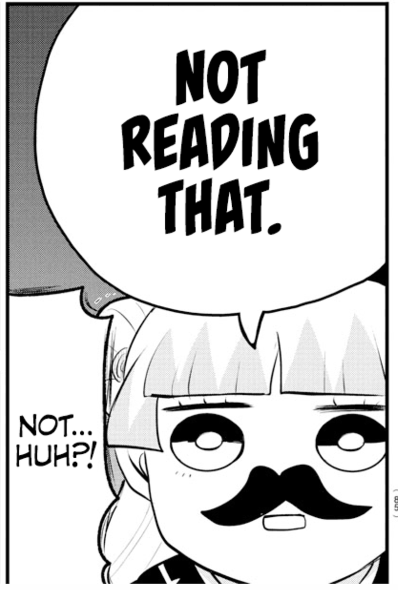 LMAOOOO SHES SAID I AINT READING ALL THAT CONGRATS OR IM SORRY 
