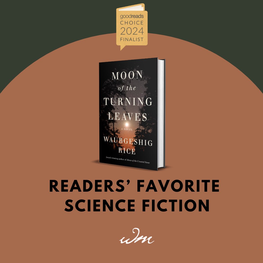 Moon of the Turning Leaves has made it to the final round of the <a href="/goodreads/">Goodreads</a> Choice Awards thanks to your votes! Please consider giving it another click in the Science Fiction category if you think it deserves it: goodreads.com/choiceawards/r…