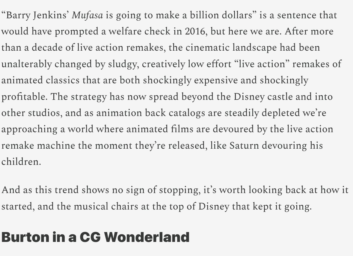 Tansy Gardam (@tansyclipboard) on Twitter photo hey so I wrote about Live Action Remakes and why they fundamentally don't work but will be made until we are all laid gently in the cold dark earth for Decoding Everything and I can't link it because that'll mean you never see the tweet but google my name and Live Action Remakes! hey so I wrote about Live Action Remakes and why they fundamentally don't work but will be made until we are all laid gently in the cold dark earth for Decoding Everything and I can't link it because that'll mean you never see the tweet but google my name and Live Action Remakes!