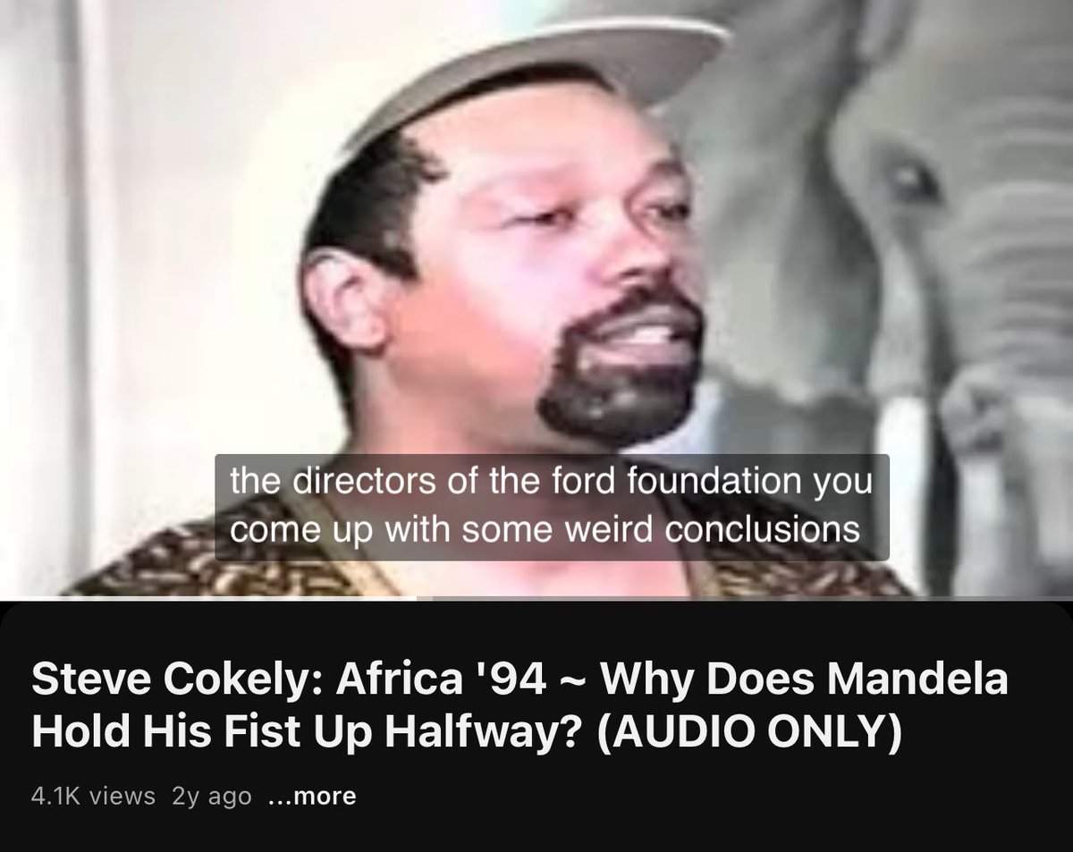 “If you look to the history of the directors of the ford foundation you come up with some weird conclusions. Why would McGeorge Bundy leave national security advisor to head the ford foundation? Why do these positions seem interchangeable?”