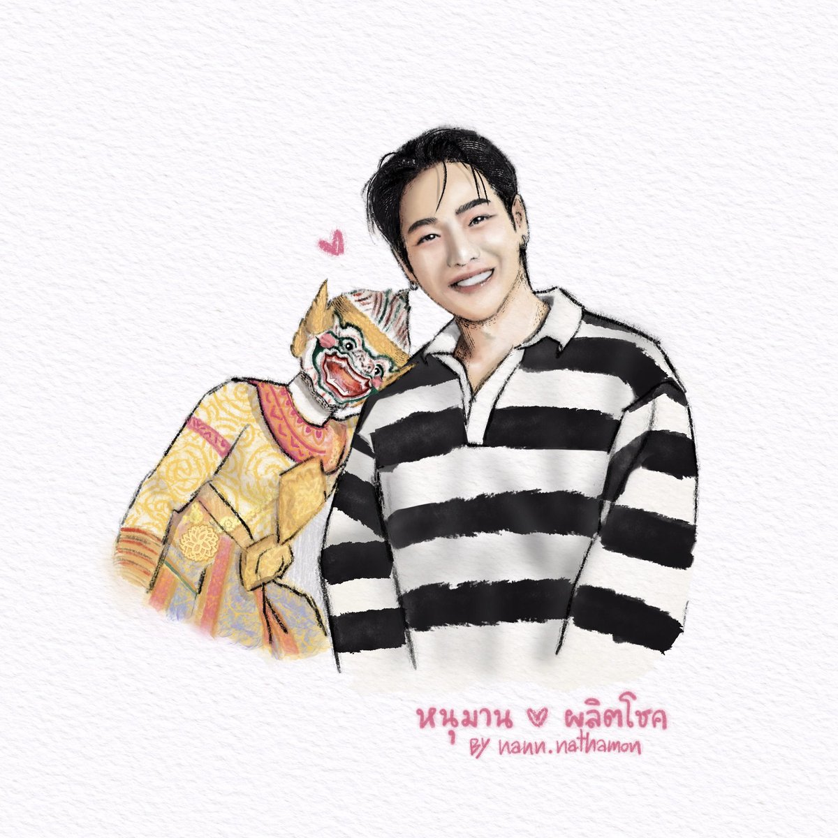 n_nalphabet's tweet photo. มอร์นิ่งค้าบบบ
เกือบไม่ได้วาดรูปนี้แล้วว อยากวาดมาก กลัวว่าจะวาดหนุมานไม่ได้ แต่พี่สาวเชียร์วาดเลยๆ เลยลองดู ฮืออในที่สุดก็สำเร็จจจจ งานนี้พี่เป๊กดีทุกมุมกล้องจริงๆ ทั้งรูปทั้งคลิป ยิ่งช็อตนี้ เคมีเคใจ น่ารักไม่ไหววว🥹💖💖🥹💖ใครเห็นก็บอกว่าน่ารัก
#เป๊กผลิตโชค #PeckPaLitChoke️ https://t.co/3Vf6nzOVnC