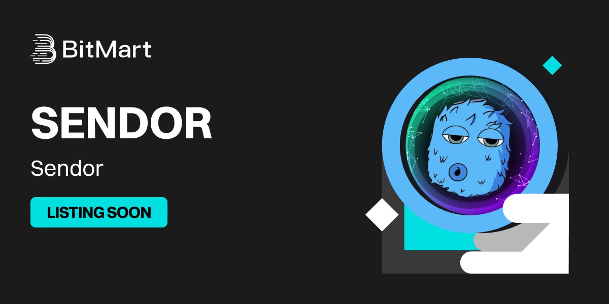 🌟 Upcoming New Listing 🌟

🤩 #BitMart will list SENDOR <a href="/SendorSolana/">Sendor on Solana</a> soon!

Keep an eye on our socials for further announcements.

Share in the comments what you like about this project 👇

#SENDORBitMartListing