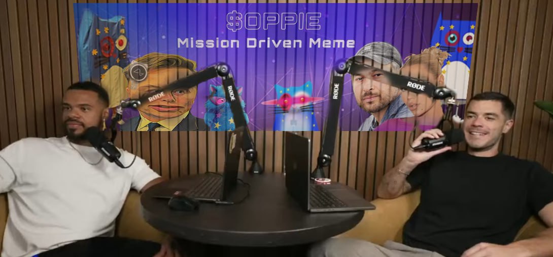 OPPIEonSOL's tweet photo. @cryptojourneyrs @ChidogChi @pepecoineth Love your Oppie vibes in the studio! https://t.co/YeneCI0Ltz