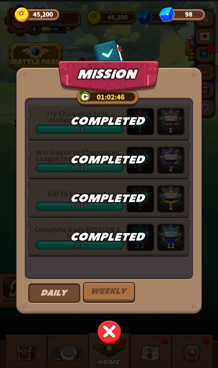 Poz (@poz678) on Twitter photo Be sure to complete all the daily quests in <a href="/AxieChampions/">Puzzle Champions / AXC</a> <a href="/PuzzleChampions/">Puzzle Champions</a>
<a href="/SkyMavisHQ/">Sky Mavis</a> <a href="/Ronin_Network/">Ronin</a> Be sure to complete all the daily quests in <a href="/AxieChampions/">Puzzle Champions / AXC</a> <a href="/PuzzleChampions/">Puzzle Champions</a>
<a href="/SkyMavisHQ/">Sky Mavis</a> <a href="/Ronin_Network/">Ronin</a>