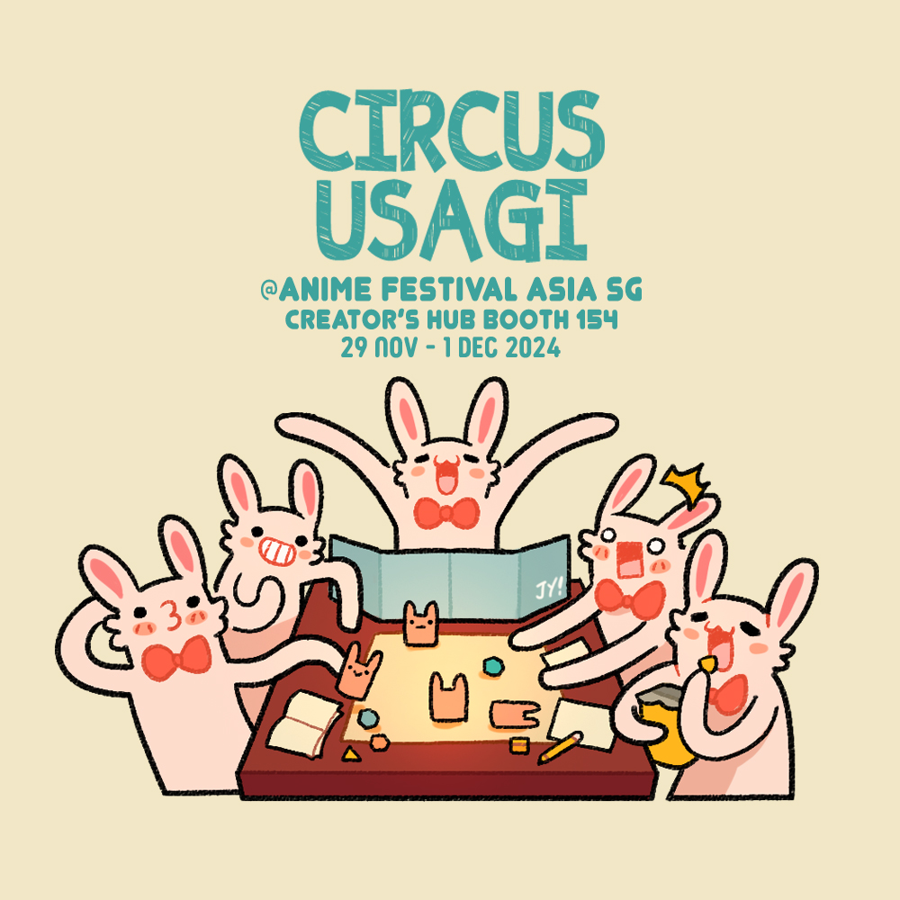 circus_usagi's tweet photo. WELL WELL WELL look who fiiinally got their sht together to post their merch catalogue for the biggest local con a day before!🤡 Hello friends, for the first time since the plague i will be back at AFASG!🥴 SEE YA THERE!! [1/3] https://t.co/9wsEFDfQR5