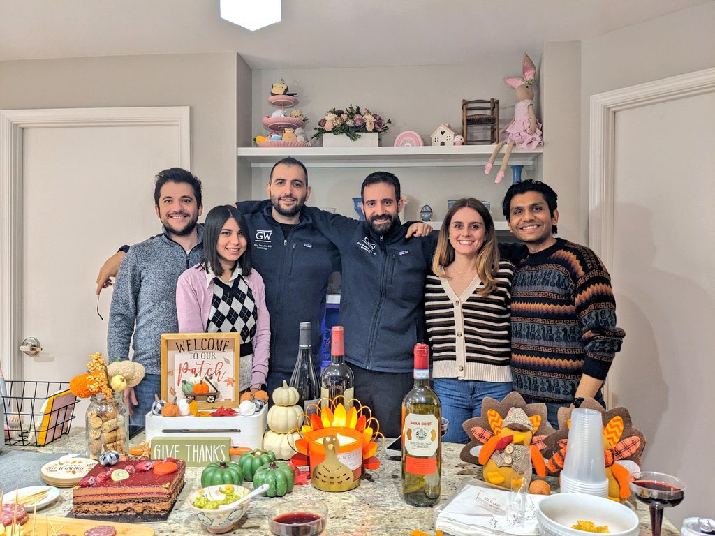 GW Cardiology Fellows (@gwcardsfellows) on Twitter photo 🦃🔥 #Friendsgiving done right with this fellowship squad! #GWproud
<a href="/GhawanmehMalik/">Malik Ghawanmeh</a> <a href="/RoyTaoutel/">Roy Taoutel, MD</a> <a href="/DorysChavez6/">Dorys Chavez MD</a> <a href="/KSreedharaMD/">Karthik Sreedhara</a> <a href="/FGkargkoulas/">Fotis Gkargkoulas</a> 🫀 🦃🔥 #Friendsgiving done right with this fellowship squad! #GWproud
<a href="/GhawanmehMalik/">Malik Ghawanmeh</a> <a href="/RoyTaoutel/">Roy Taoutel, MD</a> <a href="/DorysChavez6/">Dorys Chavez MD</a> <a href="/KSreedharaMD/">Karthik Sreedhara</a> <a href="/FGkargkoulas/">Fotis Gkargkoulas</a> 🫀
