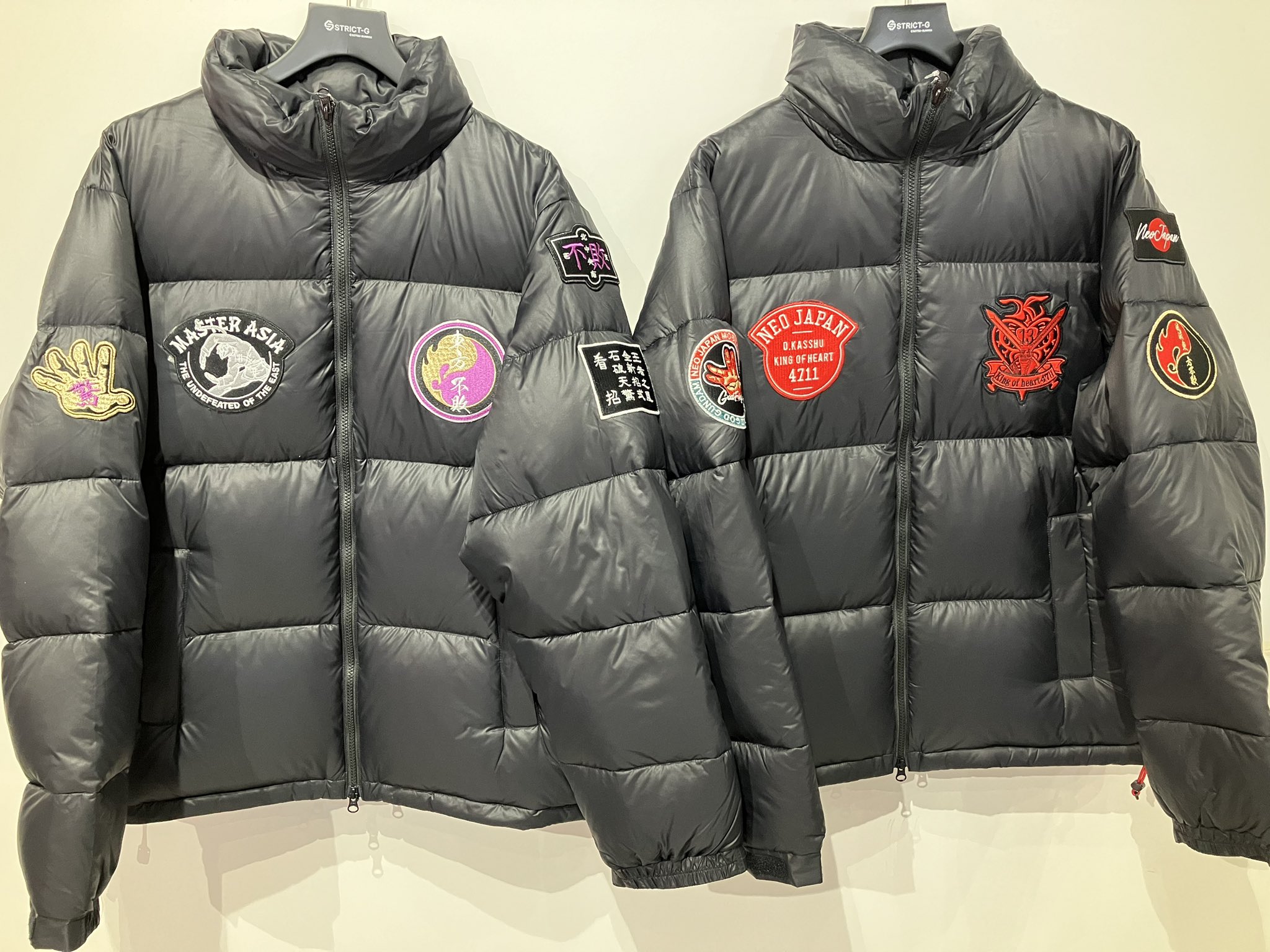 完売【XXL】STRICT-G ガンダム nishikawa ダウン 東方不敗