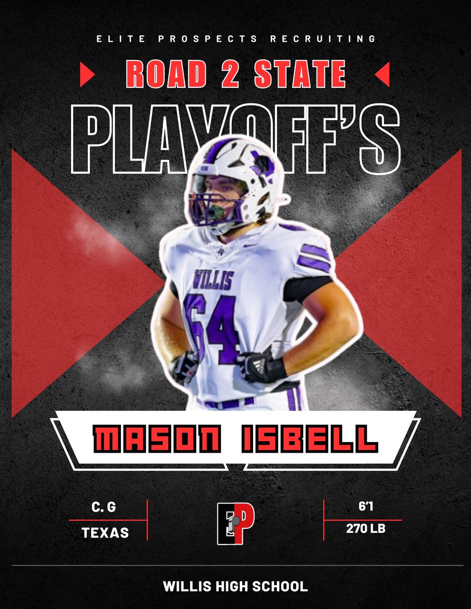 🚨@<a href="/MasonIsbell99/">Mason “BULL” Isbell</a> 🚨
#Road2State 🏟️🏆🏈