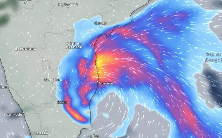 centercorenew's tweet photo. Chennai to Bengaluru #chennairain heavy rain will travel today midnight to tomorrow afternoon. Heavy rain will be in few places of chennai #Bengaluru #Andhra #Karnataka. #Thirupati 
 #LightHeavy rain to #Trichy dt  #Salem dt #Kanchipuram #Puducherry #TNrain #Tamilnadu #ChennaiRainsUpdate