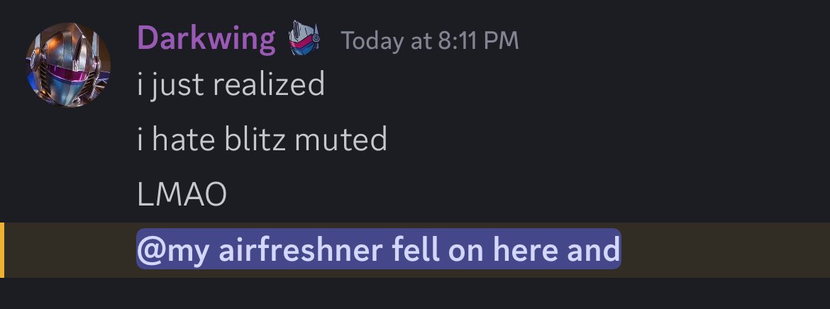 officalmerge's tweet image. Guys I think @the_darkwing_ cares about me ^_^