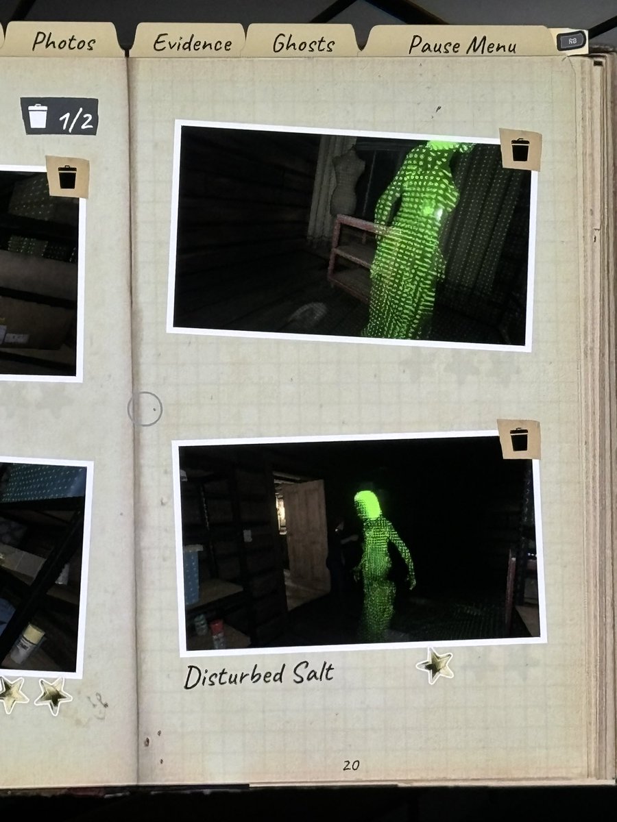 Just_me7250's tweet photo. @PlayPhasmo why are my ghost pictures not counting as ghost pictures??? https://t.co/7zILxrUOW6