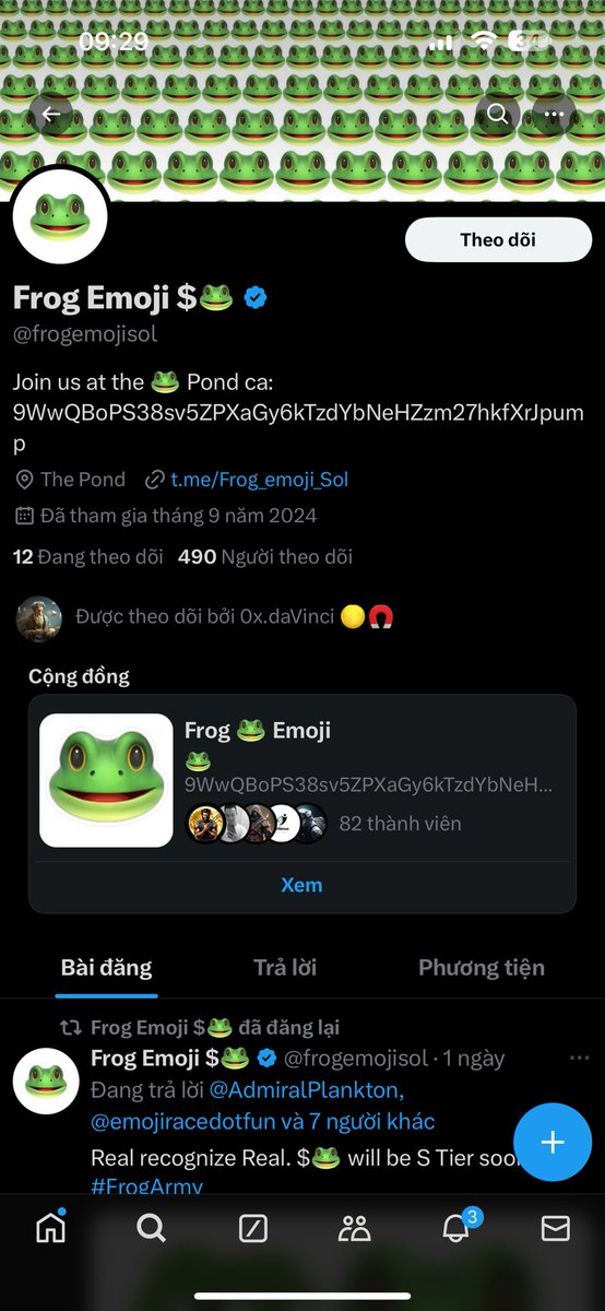 f0crypto's tweet photo. Reference: 🐸

Anyone who likes to play memes should learn about SOL emojifi. If that system explodes, just a few hundred dollars of capital can help you change your position.

ca: 9WwQBoPS38sv5ZPXaGy6kTzdYbNeHZzm27hkfXrJpump

Tele: https://t.co/sALZ0nWdm2 https://t.co/AjyxSvLKu1