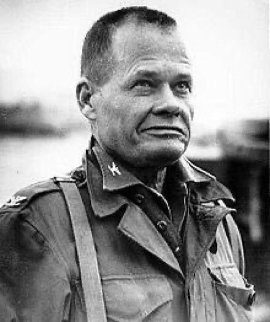 #OTD 1950 the Chinese launched an attack surrounding Marines at Chosin Reservoir. 

“All right, they’re on our left, they’re on our right, they’re in front of us, they’re behind us…they can’t get away this time” - Lewis B. “Chesty” Puller.
Good night Chesty. Wherever you are.