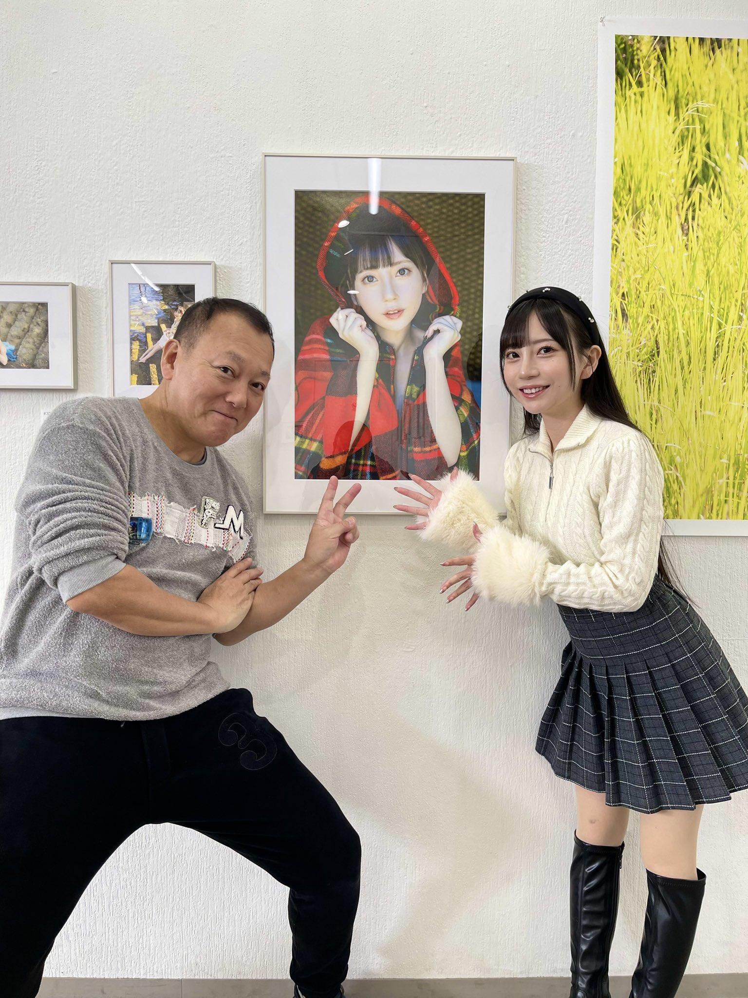 希少奇跡の1枚【直筆サイン入】芸術作品七沢みあ&上野勇写真展 S