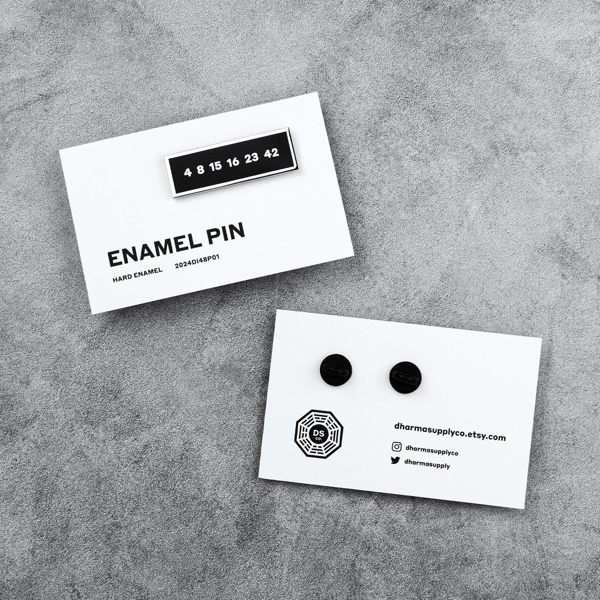 Numbers pins have been upgraded and restocked! Slightly larger and now in smooth, premium hard enamel.

Also please enjoy 20% off everything from 11/28-12/2! Happy holidays, namaste, and good luck.