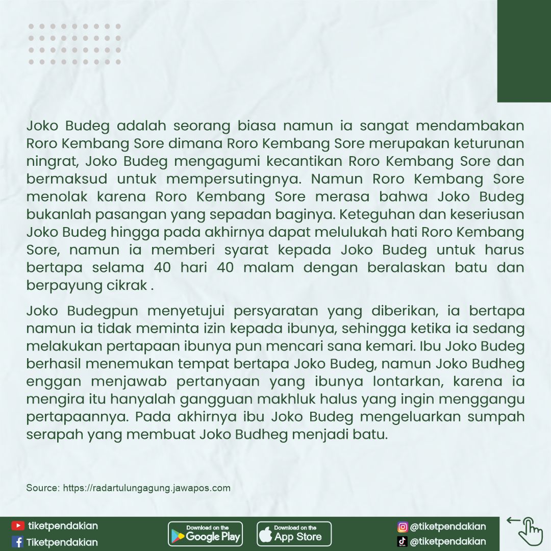 tiketpendakian's tweet photo. Alam dan sejarah menyatu menjadi satu kisah yang menarik🤩🌄

#gunungbudeg #legendadansains #alamindonesia #BudayaLokal #WisataSpiritual #LegendaGunung #PendakiNusantara #SpiritualJourney #WarisanBudaya #LestarikanTradisi #tiketpendakian #tradisi #sobatpendaki #pendaki #gunung https://t.co/n1szU0CJqG