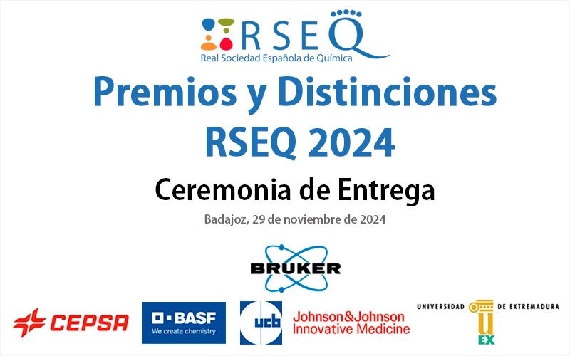 RSEQUIMICA's tweet photo. 🏆¡No te pierdas la próxima ceremonia de entrega de los Premios y Distinciones 2024 de la RSEQ!
🗓️Viernes 29 de noviembre a las 10:30 h
Lo podrás seguir online➡️https://t.co/x1JwJpk5rH
Info➡️https://t.co/kFtoxZtttL https://t.co/2NYqBI4cmw