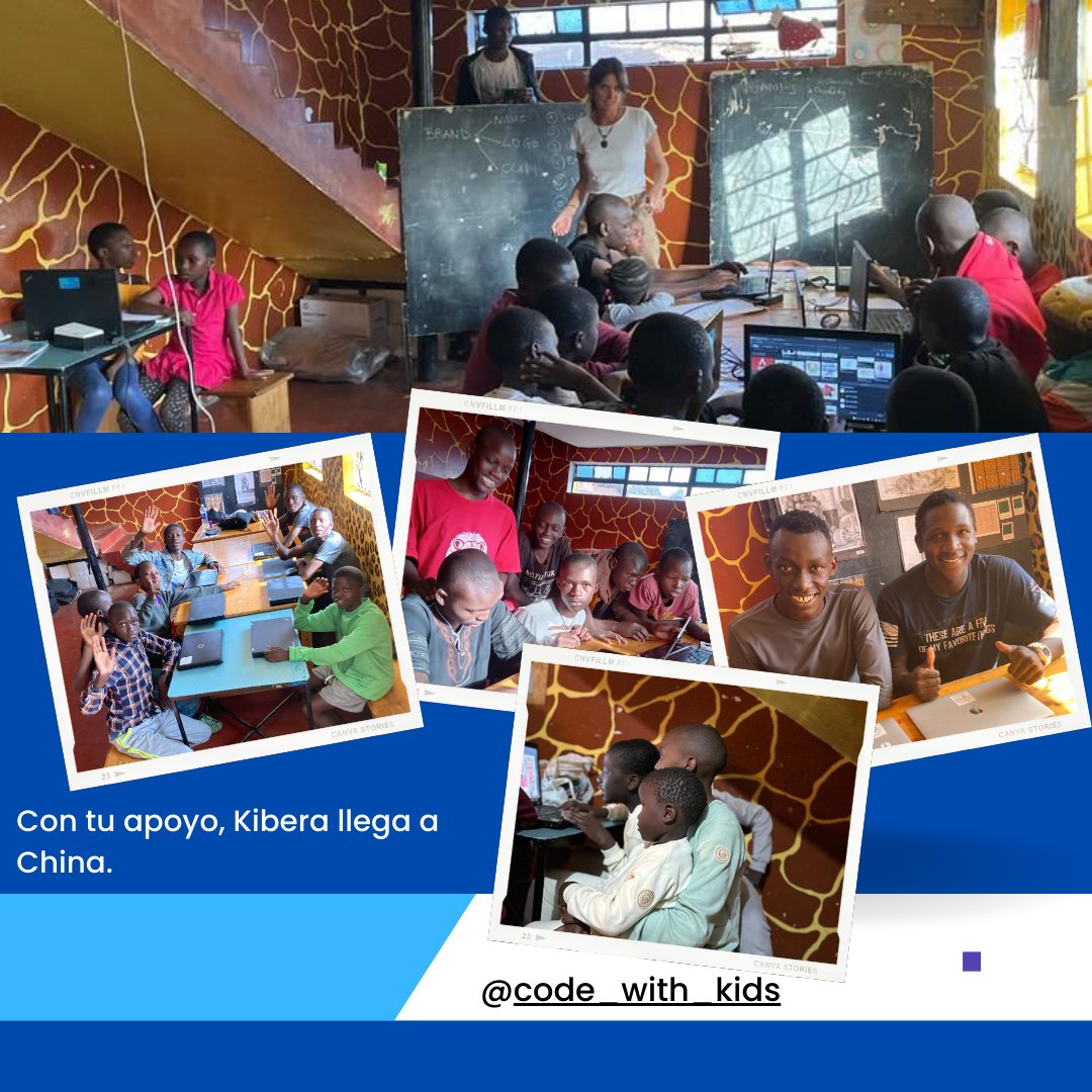 labdoo_es's tweet image. 🤖🌟 ¡Apoya a Kibera!
Con ordenadores de Labdoo, niños de Kibera aprendieron robótica. Ahora, 3 niñas y 1 niño viajarán a la Enjoy AI Conference en Shanghai.
📍 Dona ahora y hazlo posible:
[Enlace o detalles de donación]
#KingsOfKibera #CodeWithKids #Labdoo #EducaciónParaTodos