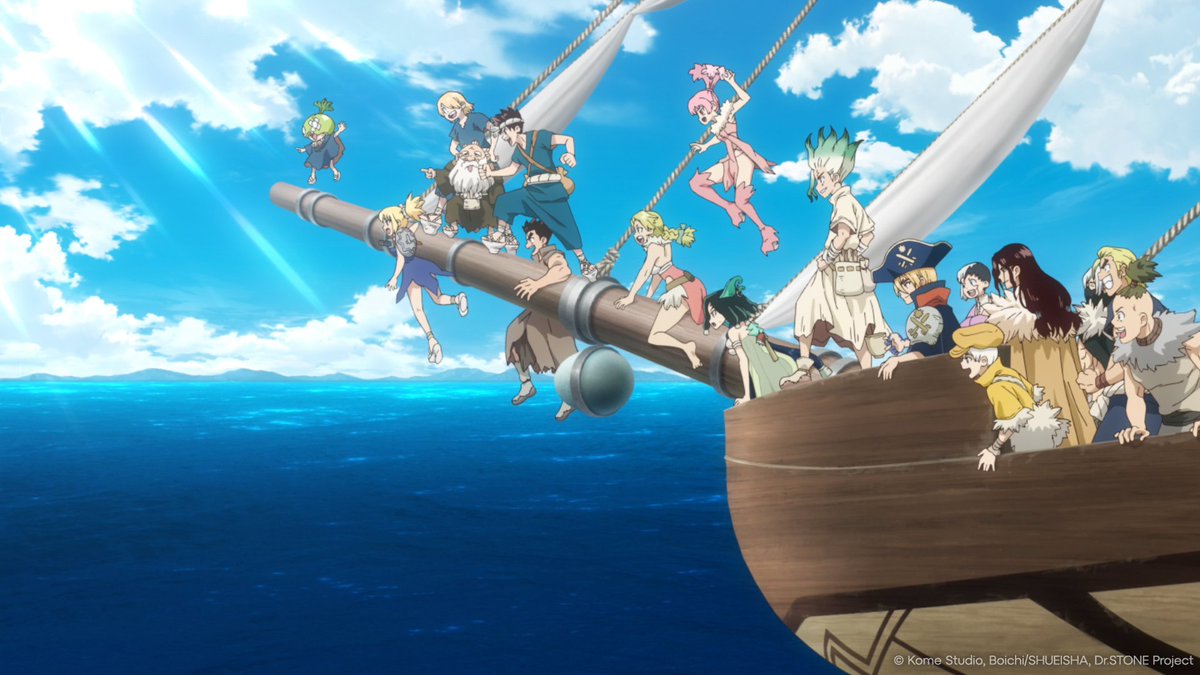 DrStone_EN's tweet photo. Science takes center stage at @CCXPoficial! 🧪 On December 5, we’ll have the world premiere of the first episode of Dr. STONE SCIENCE FUTURE in Brazil! https://t.co/oI7O2oGGNT