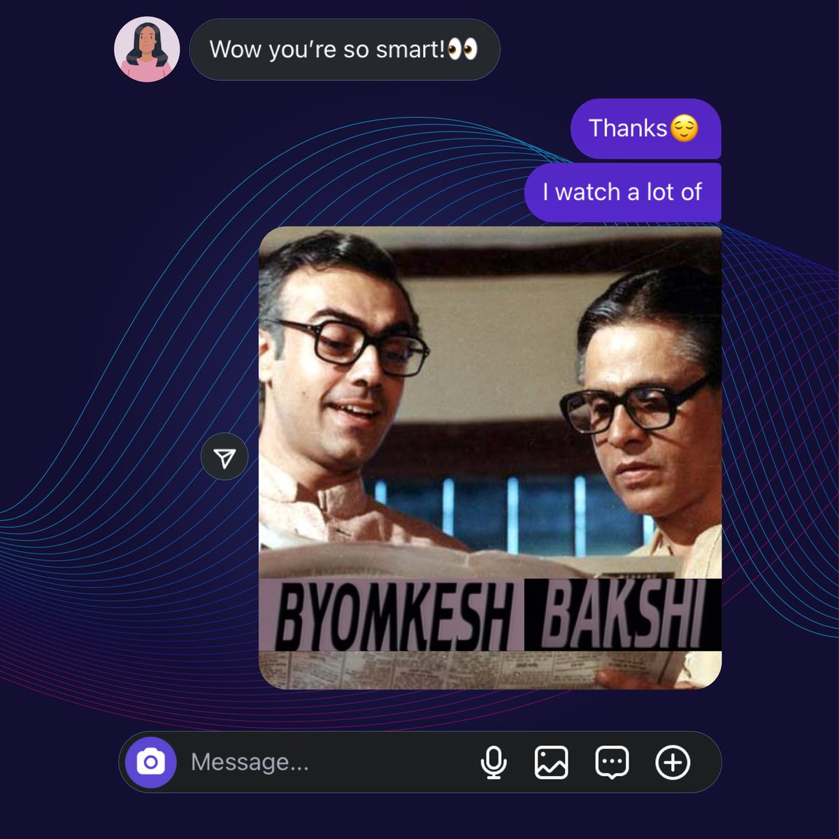 WAVES OTT (@waves_ott) on Twitter photo It's not stealing, it's inspiration.😎
#WAVES #WAVESOTT #EntertainmentKiNayiLehar #FlopShow #ByomkeshBakshi <a href="/centralarchives/">Prasar Bharati Archives प्रसार भारती अभिलेखागार</a> <a href="/DDNational/">Doordarshan National दूरदर्शन नेशनल</a> <a href="/DDIndialive/">DD India</a> <a href="/prasarbharati/">Prasar Bharati प्रसार भारती</a> <a href="/MIB_India/">Ministry of Information and Broadcasting</a> It's not stealing, it's inspiration.😎
#WAVES #WAVESOTT #EntertainmentKiNayiLehar #FlopShow #ByomkeshBakshi <a href="/centralarchives/">Prasar Bharati Archives प्रसार भारती अभिलेखागार</a> <a href="/DDNational/">Doordarshan National दूरदर्शन नेशनल</a> <a href="/DDIndialive/">DD India</a> <a href="/prasarbharati/">Prasar Bharati प्रसार भारती</a> <a href="/MIB_India/">Ministry of Information and Broadcasting</a>