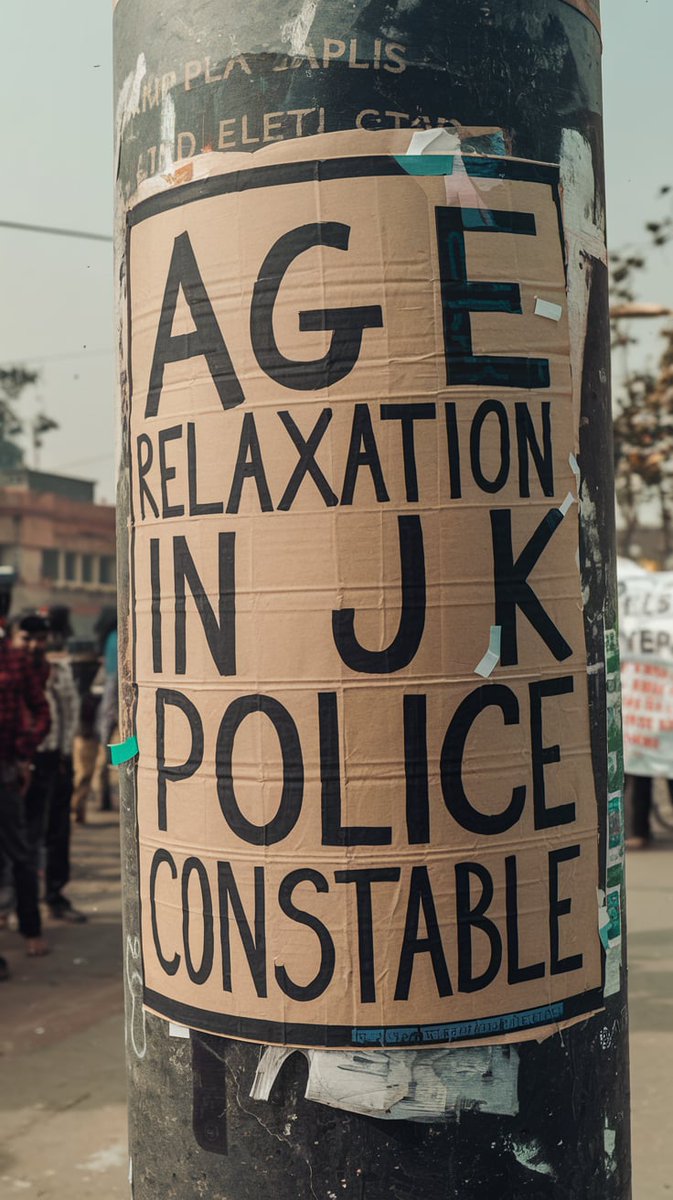 Dlatestinfo's tweet photo. "24 hours have passed, and we have  no response from  LG administration or GAD regarding age relaxation for JK Police Constable . With only 2 days left for the exam, we urge you to take this matter seriously." @BJP4JnK @OfficeOfLGJandK @mpjugalkishore @nasirsogami @JKNC_ https://t.co/QnmIP0bGhw
