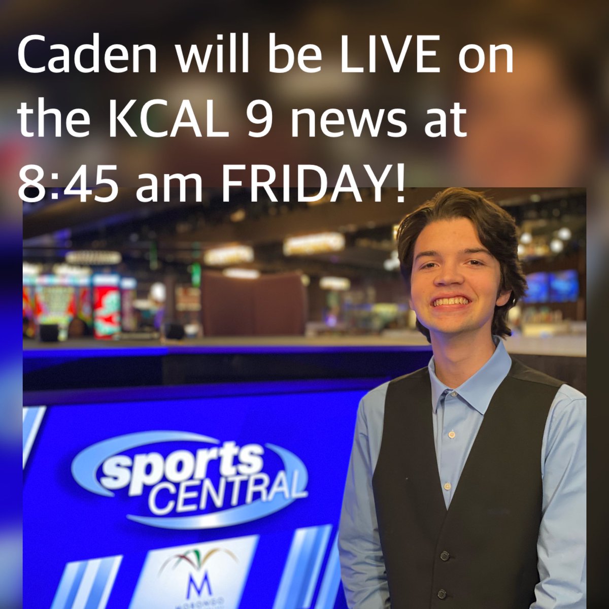 Tune in to <a href="/kcalnews/">KCAL News</a> Friday!!!!