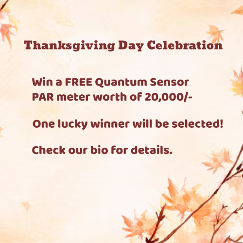 NexselT's tweet image. Happy Thanksgiving from Nexsel! 🦃

🎉 Join our giveaway and WIN a FREE PAR Meter! 🎉
✅ Like this post
✅ Tag 4 friends
✅ Ensure they follow our page
Hurry! The first to finish wins! 🏆
#HappyThanksgiving 🦃
#NexselTech
#GrowWithNexsel
#ThanksgivingGiveaway 🎁
#GrowLightLovers