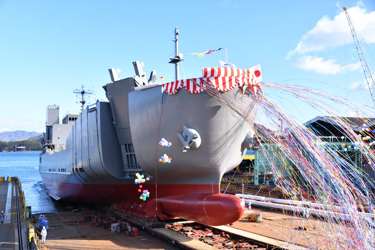 Charlie B (@supbrow) on Twitter photo What I would give for a fleet of these to be built by 🇺🇸 shipyards for 🇺🇸Military Sealift Command.
🇯🇵 Shipyard ok, too.
Curious why every US Army General in the Pacific isn't banging the table for dozens of #Sealift RoRo ships exactly like these little beauties.
<a href="/mercoglianos/">Sal Mercogliano (WGOW Shipping) 🚢⚓🐪🚒🏴☠️</a> What I would give for a fleet of these to be built by 🇺🇸 shipyards for 🇺🇸Military Sealift Command.
🇯🇵 Shipyard ok, too.
Curious why every US Army General in the Pacific isn't banging the table for dozens of #Sealift RoRo ships exactly like these little beauties.
<a href="/mercoglianos/">Sal Mercogliano (WGOW Shipping) 🚢⚓🐪🚒🏴☠️</a>