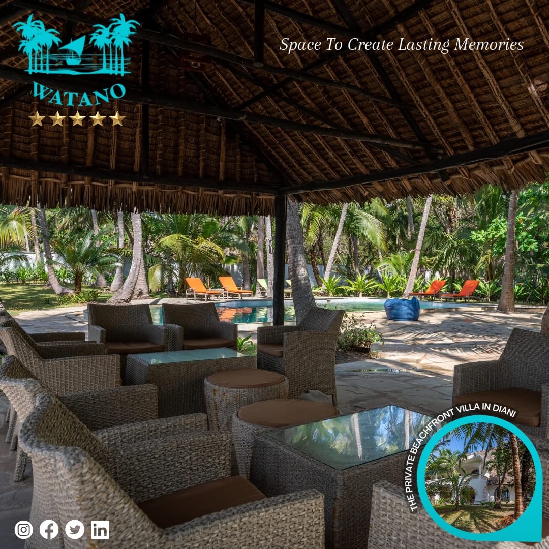 ⭐🙋‍♂🌴🌊🏡🥂🩴 Experience A Haven Of Exclusivity, Privacy And Luxury Only at Watano Beach House - Diani 🩴🏡🍽️🌊🌴🙋⭐

🤳 Book Your Villa Today Call: 0701 232 362 🤳

💬 Enquire On Whatsapp (Reservation Enquiries Only): wa.me/+254701232362

✉️ info@watanohouse.com
