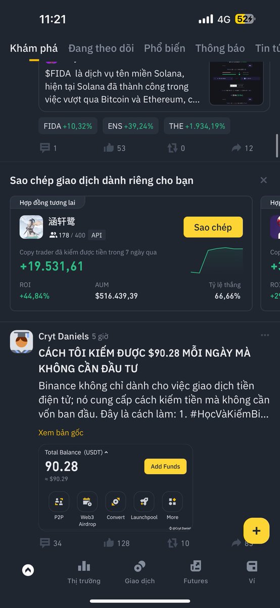 TienRPX's tweet photo. Dễ thế thì các bạn cứ giữ cho riêng mình
Up trend là không thiếu những con hàng dụ dỗ thế này
#binance https://t.co/8KBLUl4wf3