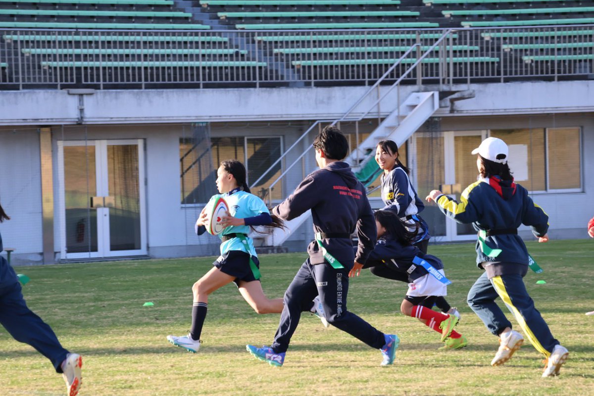 gunmaprimes's tweet photo. 第4回群馬県女子活動拠点事業
今回は前橋レディースさんと合同で担当。
🌟午前の部
ローズカップ後にタグラグビー。
積極的なプレーで素晴らしいトライが生まれていました🏉
 🌟午後の部
誰でも参加可能のタグラグビー体験会💎
参加者は約94名。総勢100名以上の方に
お集まりいただきました！！ https://t.co/y4e0MmYv6N