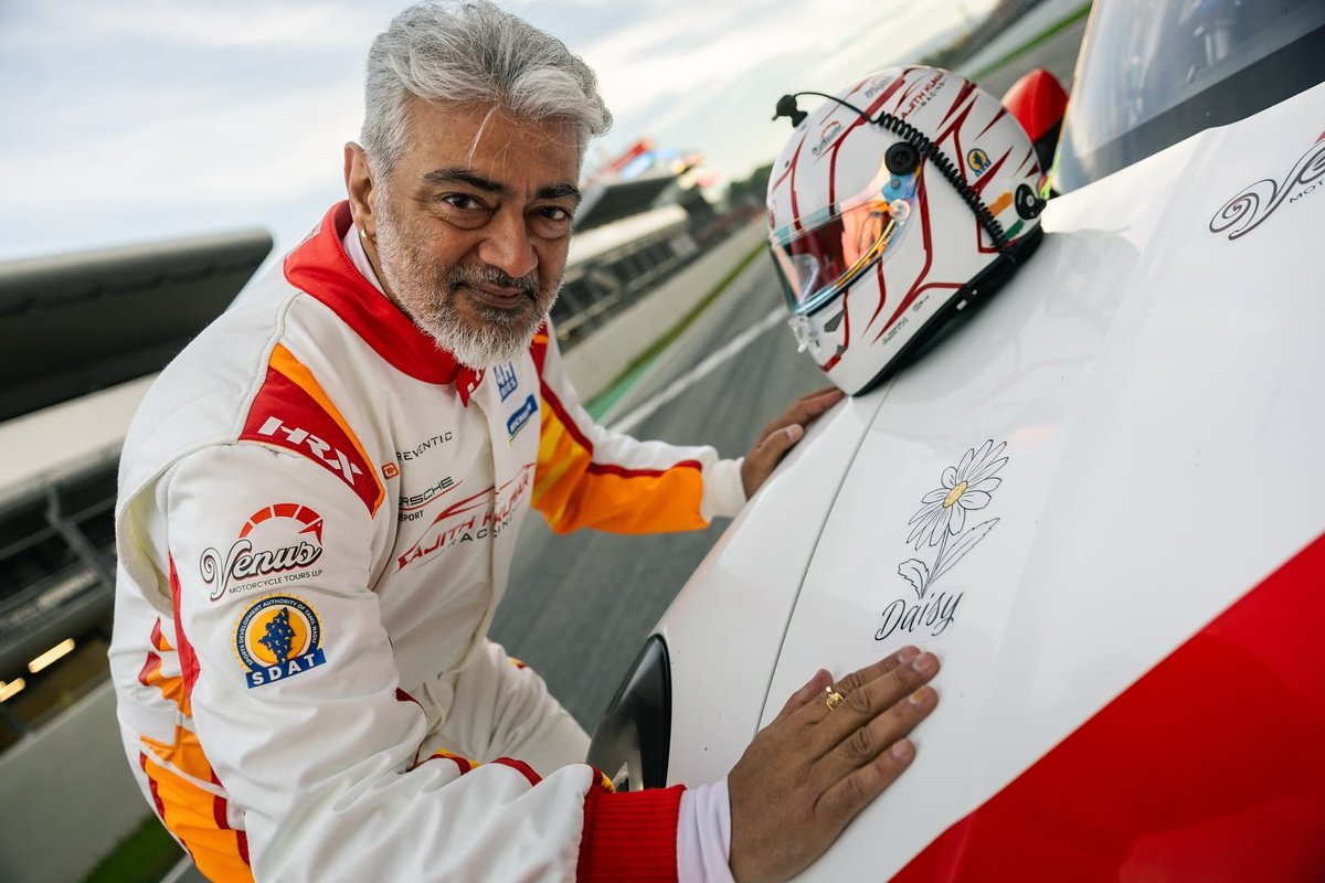 selvasn1803's tweet photo. You’re Rare🤩 #ajithkumarracing back to track …🏎️💨💨 https://t.co/AQCxEUTm7Q