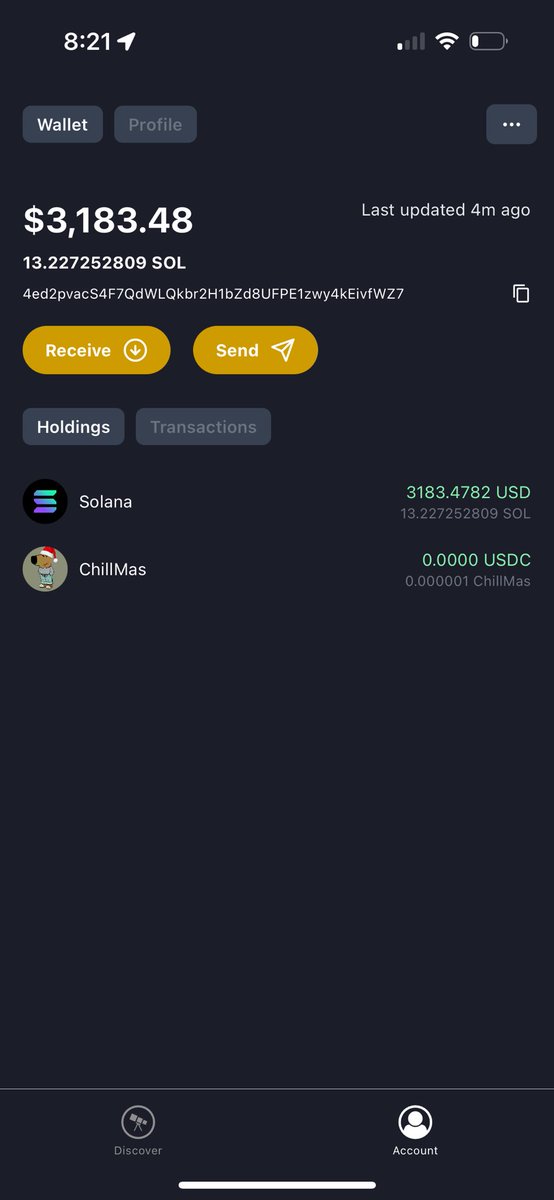 cc9d22a's tweet photo. Chillmas was such a fun run today , making big profits as a beginner is incredibly exciting. Here’s to more folks 😆 (got in at 3% bonding curve! 45 helped me achieve 3k!) https://t.co/kQMh1nLh7M
