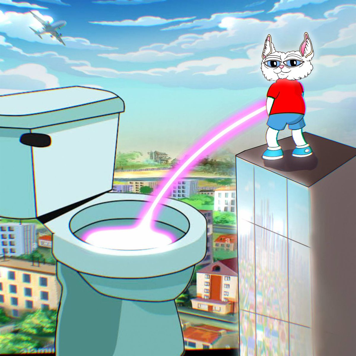 They asked who runs the city. Fluffy answered with style. 

#FluffyToken #FLUFFY