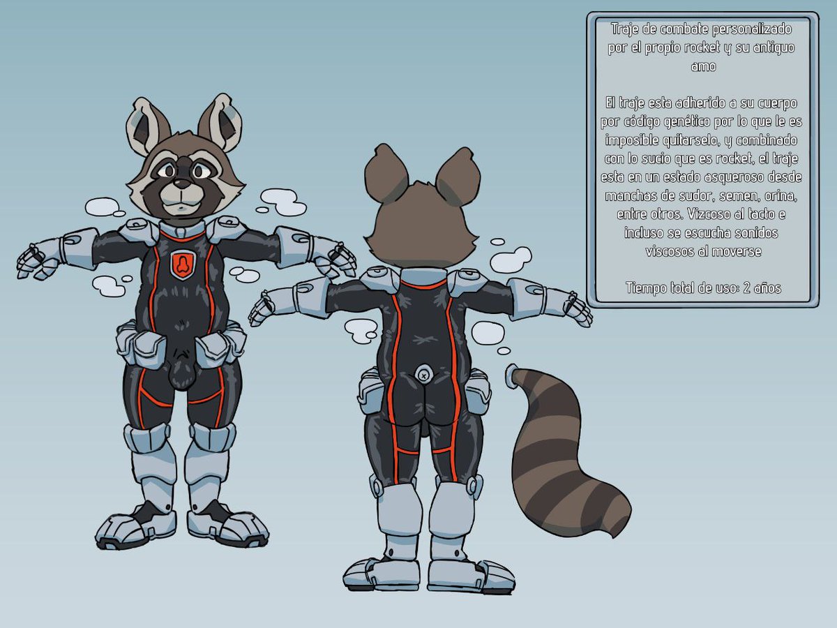 RocketRaccoonSp's tweet photo. Rocket Raccoon 🔥🦝🔥
Ex-guardian de la galaxia
El mercenario pervertido

Rocket raccoon al llevar una vida aburrida decide dejar a los aburridos guardianes de la galaxia y volver a ser un mercenario libre de hacer lo que quiera.

Desde caza recompensas hasta puta sucia

🦝 https://t.co/Z22YbYARhi