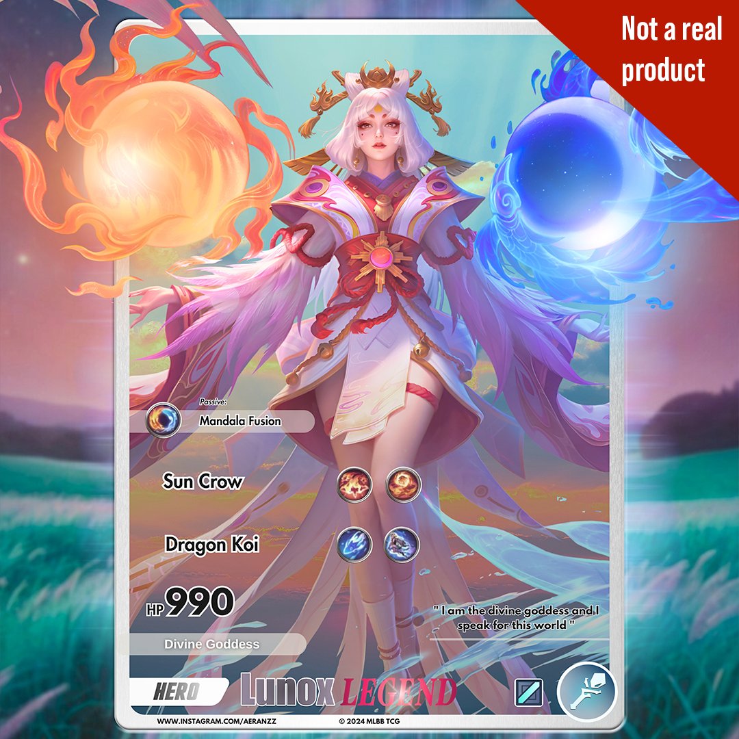 MLBBBR's tweet photo. Alguém interessado em MLBB TCG? 🎴🤔
⚠ Aviso: Não é um produto real. 😉
📌 Artistas MGL: aeranzzz mintchoco_ellie besleepyzzzarts_mlbb miranda_jandel cafe_latteland
#mglmlbb
#mlbbwaya
#mlbbdesign
#MobileLegendsBangBang https://t.co/Wao1oT5El8