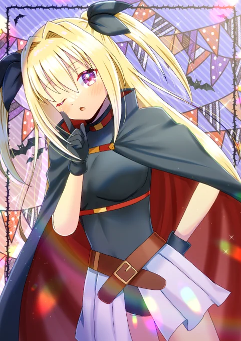 To LOVEるの金色の闇(魔法少女リリカルなのはのフェイト・テスタロッサコス)を描かせて頂きました!リクエスト有難うございます  #Skeb #ToLOVEる #金色の闇 