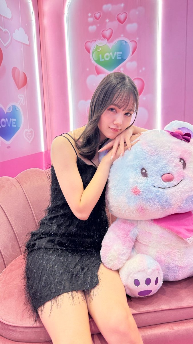 tpowers_2nd's tweet photo. 🐻💖

#AEE2024　#AACF2024 
#涼森れむ @remu19971203 
#ティーパ女子 https://t.co/gQk4OYoqEY