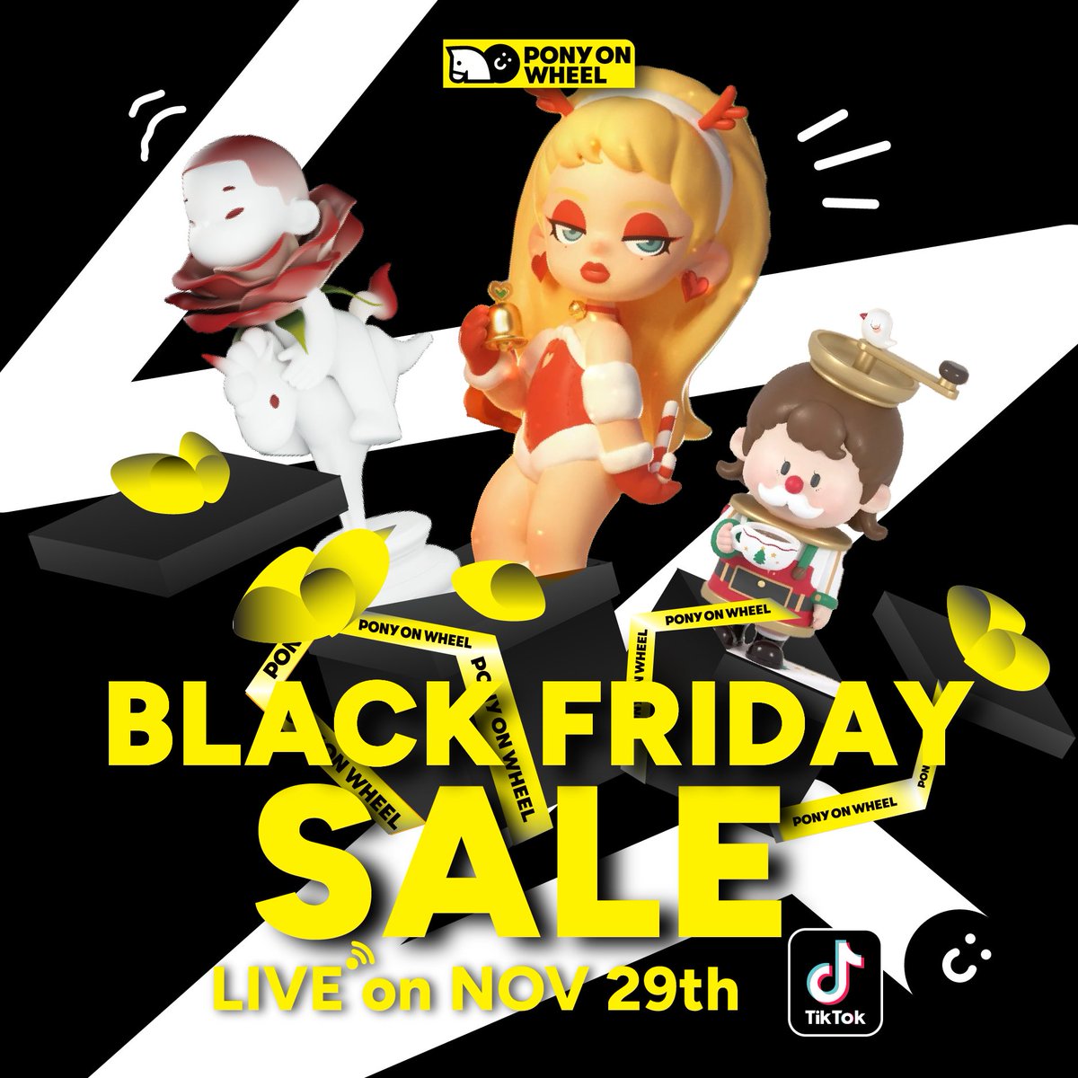 ponyonwheelth's tweet photo. 🖤 BLACK FRIDAY MEGA SALE! 🔥
.
ลดแรงส่งท้ายปี! สูงสุด 1,000 บาท 💥 
พบกับสินค้า Exclusive จาก PONY ON WHEEL 🩵💛
ช้อปของขวัญสุดพิเศษ ในราคาที่คุณห้ามพลาด! ✨
.
⚡️ พิเศษ! เฉพาะ TikTok Live เท่านั้น 
📅 29 พ.ย. 67 เวลา 19.00 น. เป็นต้นไป
.
📲 กดกระดิ่งไว้เลย ดีลเด็ดรอคุณอยู่! https://t.co/U9lP2mI9iN