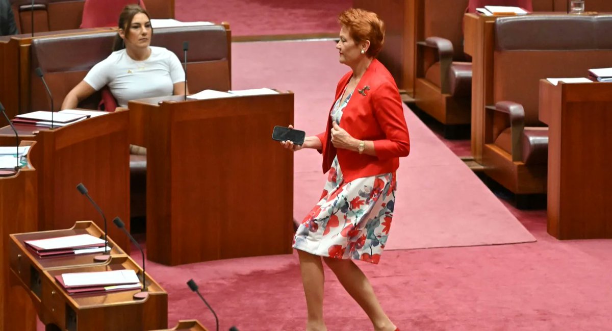 Oh c'mon Lydia, crack a smile. Hanson's Thunderbirds walk is a hoot.