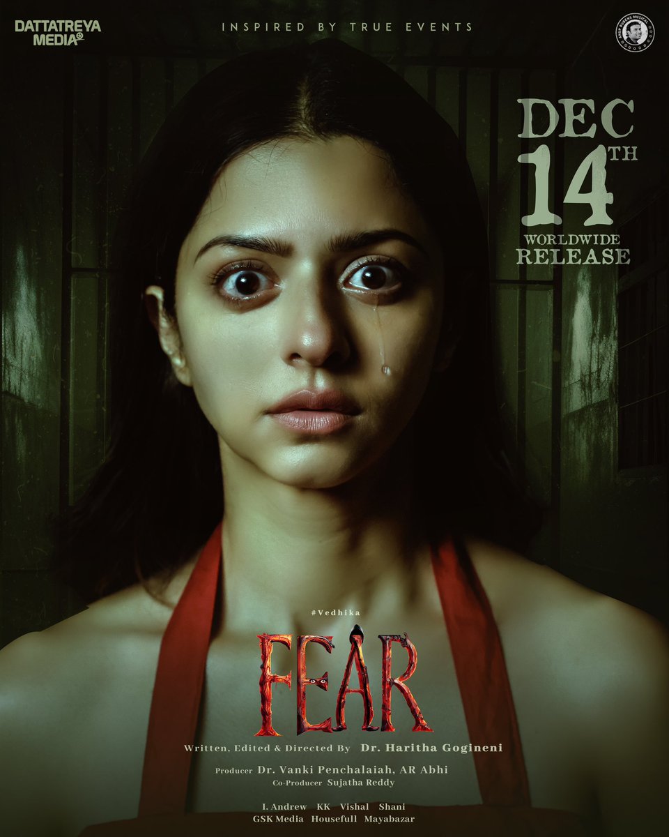 Vedhika (@vedhika4u) on Twitter photo My fourth release this year ๐ The Countdown Begins๐ฅ Worldwide Grand Release on ๐๐๐๐๐ฆ๐๐๐ซ ๐๐๐ญ๐ก๐ฅ
Brace yourself to step into the world of #FEAR that whispers something horrifying๐
#FEARMovie - ๐๐ง๐ฌ๐ฉ๐ข๐ซ๐๐ ๐๐ฒ ๐๐ซ๐ฎ๐ ๐๐ฏ๐๐ง๐ญ๐ฌ My fourth release this year ๐ The Countdown Begins๐ฅ Worldwide Grand Release on ๐๐๐๐๐ฆ๐๐๐ซ ๐๐๐ญ๐ก๐ฅ
Brace yourself to step into the world of #FEAR that whispers something horrifying๐
#FEARMovie - ๐๐ง๐ฌ๐ฉ๐ข๐ซ๐๐ ๐๐ฒ ๐๐ซ๐ฎ๐ ๐๐ฏ๐๐ง๐ญ๐ฌ