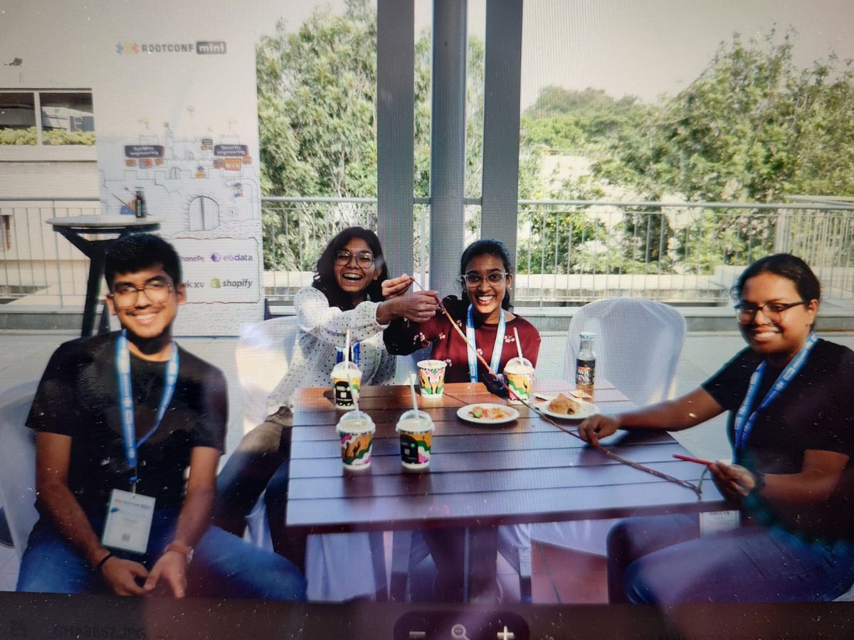 Here is the team of the most fabulous editorial assistants of <a href="/rootconf/">Rootconf</a> and <a href="/fifthel/">The Fifth Elephant</a> who:
1. Managed 20+ speakers And 5 editors each.
2. Organized most popular tracks - GenAI and Systems
3. And carried the culture of peer review on their nimble shoulders.
<a href="/gaganxgupta/">Gagan Gupta</a> <a href="/hasgeek/">Hasgeek</a>