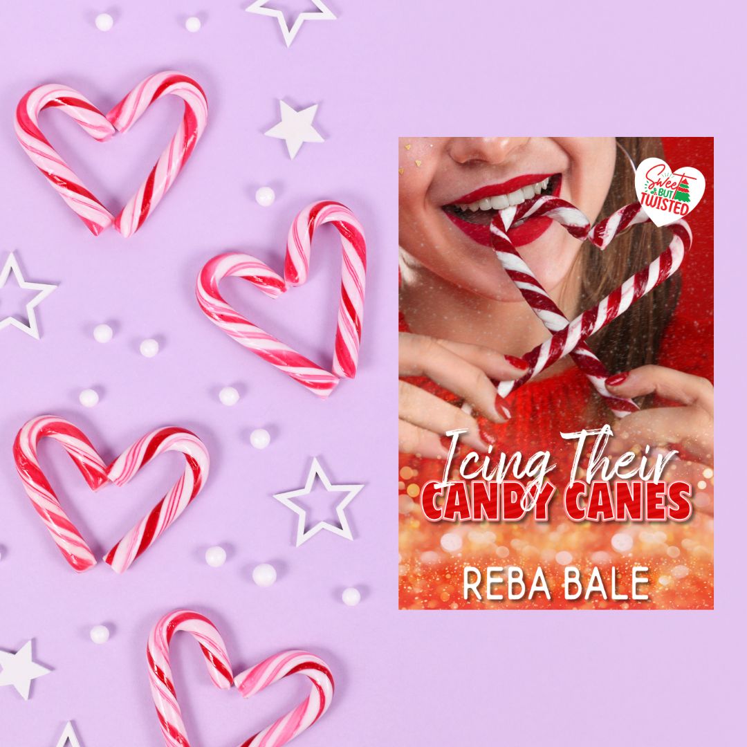 The best way to get over 1 guy is to get under 2 new ones at the same time!  Order now at mybook.to/IcingCandy #AuthorRebaBale #MenageRomance #PolyRomance #Christmas #triad #SnowedIn