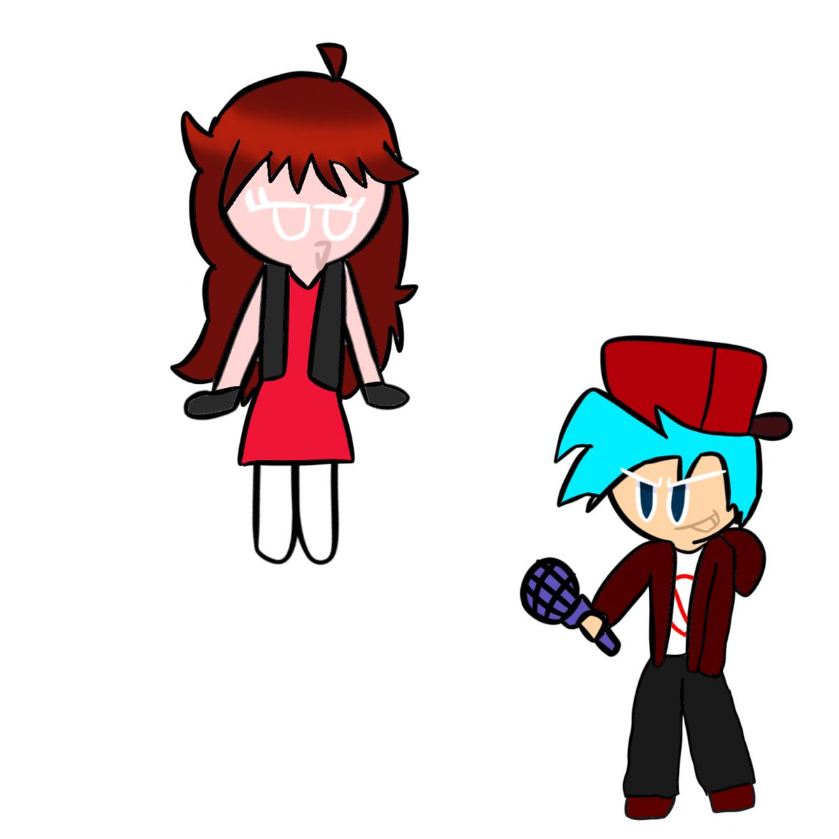 Scrapped + Unfinished Concept for Cookie!Boyfriend and Cookie!Girlfriend.

If we ever did skins for this mod, would you like to see them back?

#fnf #fridaynightfunkin #cookierun #fnfm