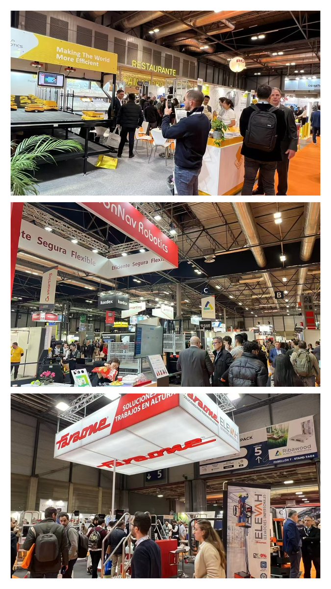 BeJaguarGroup's tweet image. 🎉 Logistics &amp;amp; Automation Madrid 2024 is currently in full swing. We are very excited to offer our all-round services to our Chinese clients, helping them make a remarkable presence at the exhibition.  

#LogisticsAndAutomation #logistics #automation #robotics