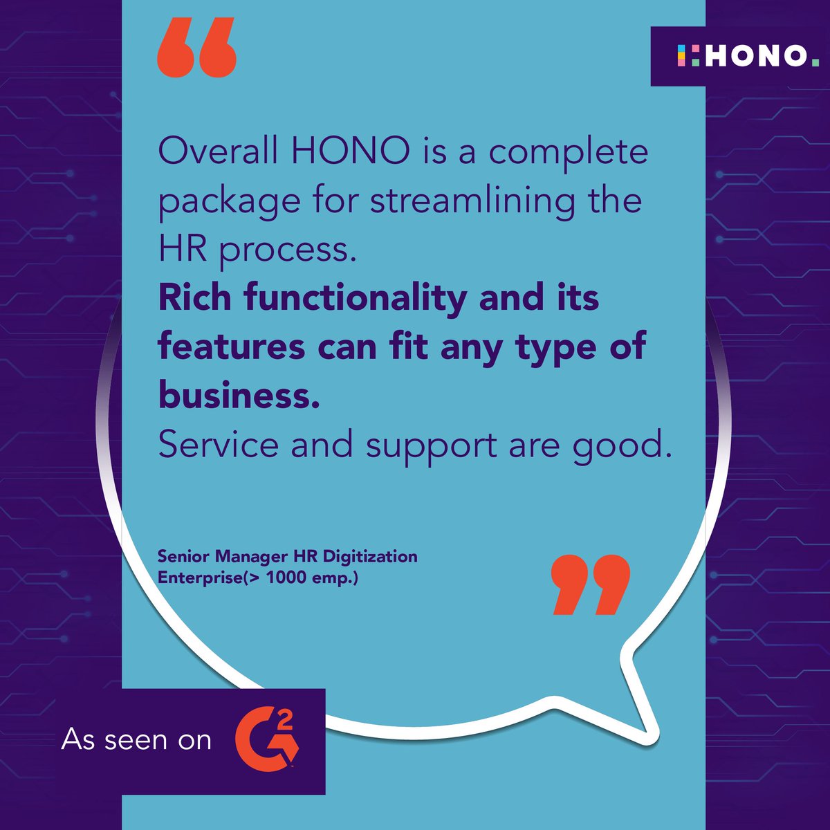 A Senior Manager of HR Digitization at a major enterprise found the solution with HONO. Read the full review: buff.ly/49rNou5

HONO even offers seamless integrations with your existing tools and supports 100+ languages. 

Learn more at: hono.ai