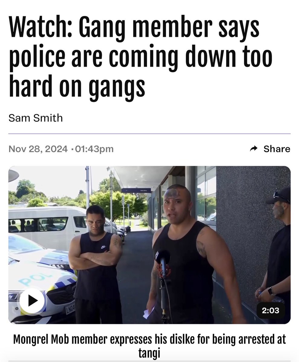 chrisluxonmp's tweet photo. My message to gangs is this: the free ride is over. https://t.co/mNSUdPLW5i