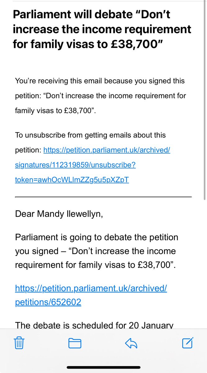 So this little beauty dropped in my email around midnight! 
Just the sweetest news. Roll on 20th January 👌
#The29kpricetagonlove <a href="/ReuniteDivFamil/">Reunite Families UK 🧡</a>  <a href="/PeterStefanovi2/">Peter Stefanovic</a> <a href="/KiltedTxn/">KiltedTxn #FBSI #FBPE #FBLC #ReuniteDivFamiles</a> <a href="/Keir_Starmer/">Keir Starmer</a> <a href="/YvetteCooperMP/">Yvette Cooper</a> <a href="/alisonthewliss/">Alison Thewliss</a>